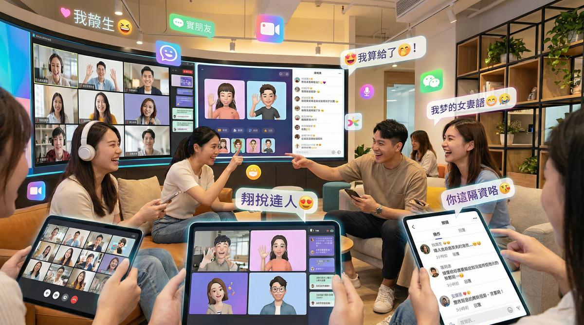 麻豆视频甜心社区互动场景